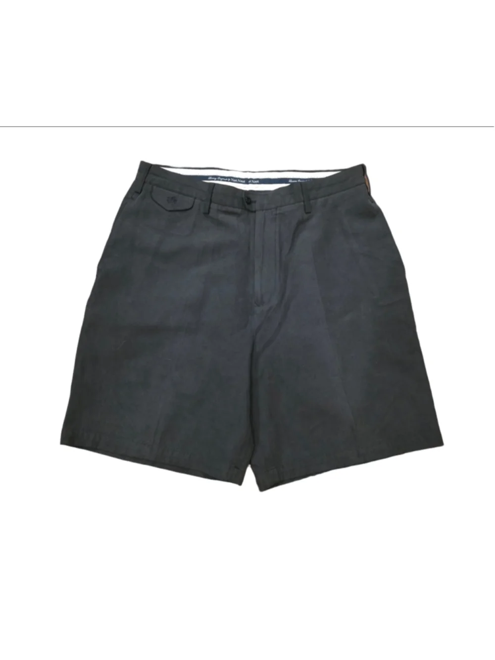 Men's Nat Nast Flat Front Shorts Black Size 34